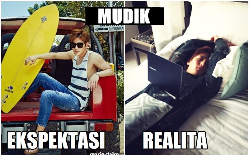 10 Meme lucu ekspektasi vs realita saat liburan, ngenes banget