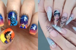 12 Nail art bertemakan karakter Disney, detailnya bikin takjub