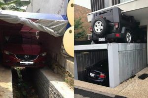 11 Potret lucu garasi mobil antimainstream ini bikin nyengir