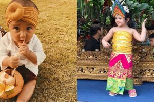 Potret 7 anak seleb kenakan baju adat Bali, gemas abis