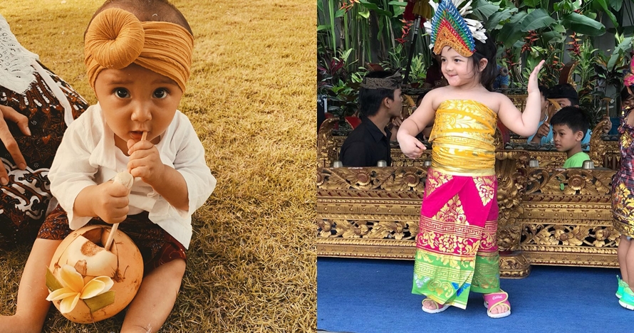 Potret 7 anak seleb kenakan baju adat Bali, gemas abis