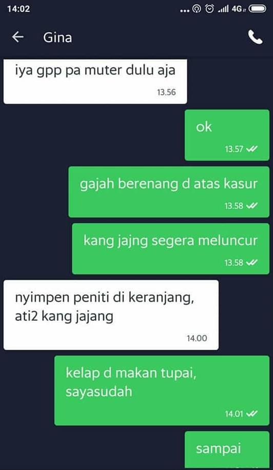 10 Chat lucu driver ojek online & pelanggan berbalas pantun ini kocak