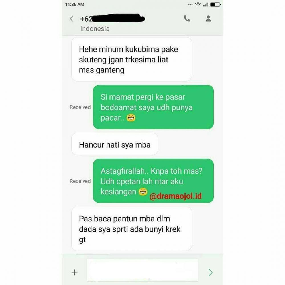 10 Chat lucu driver ojek online & pelanggan berbalas pantun ini kocak