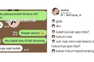 10 Chat lucu tanya jurusan kuliah ini bikin kepikiran sampai wisuda