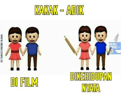 10 Meme lucu 'derita punya adik' ini ngenes banget