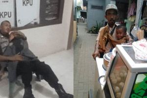 10 Potret perjuangan ayah bawa anak sambil kerja ini bikin mewek