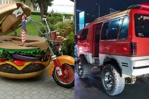 11 Bentuk kendaraan hasil modifikasi ini bikin heran