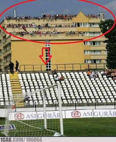 10 Tingkah absurd nonton sepak bola di stadion ini bikin heran