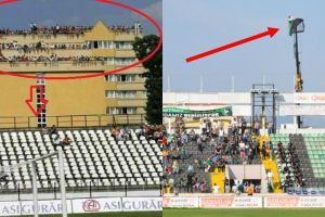 10 Tingkah absurd nonton sepak bola di stadion ini bikin heran