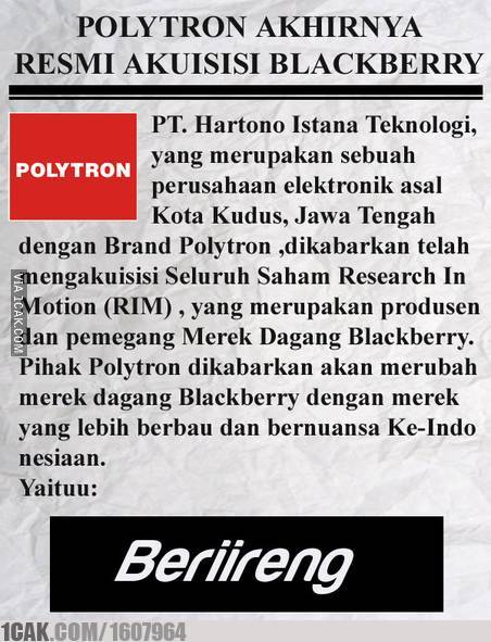 10 Meme lucu pelesetan BlackBerry ini bikin ketawa