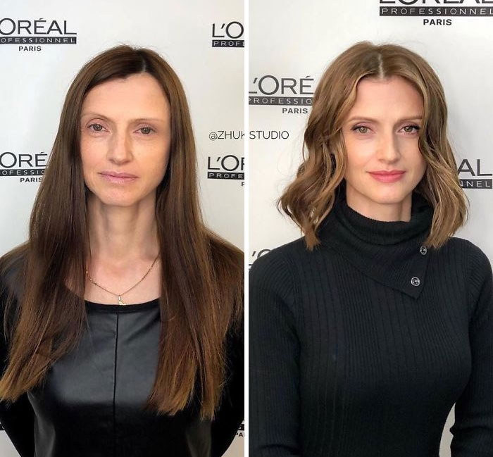 10 Potret cewek sebelum dan sesudah di-make over, bikin pangling