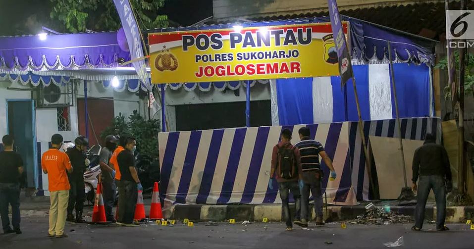 5 Fakta ledakan bom di Pospol Kartasura, tak ada korban jiwa
