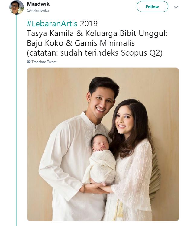 15 Review lucu seragam Lebaran seleb ala netizen ini kocak