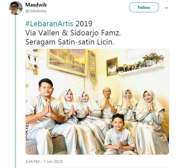 15 Review lucu seragam Lebaran seleb ala netizen ini kocak