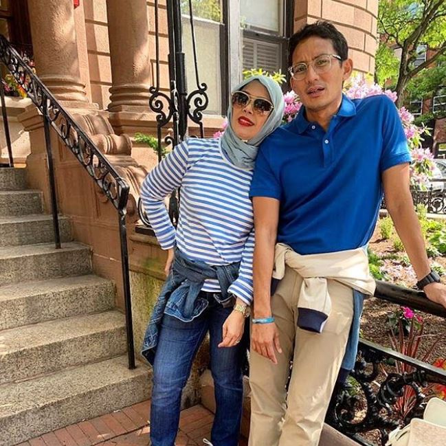 8 Momen Sandiaga Uno Lebaran sekaligus liburan ke Amerika Serikat