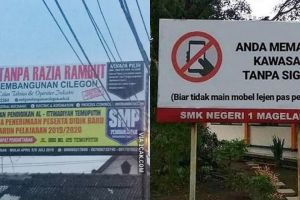 11 Pengumuman di sekolah ini antimainstream dan mengundang senyum