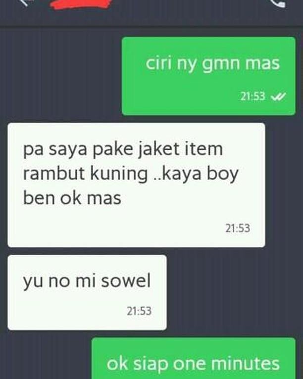 10 Chat ciri-ciri pelanggan ojek online ini bikin tepuk jidat