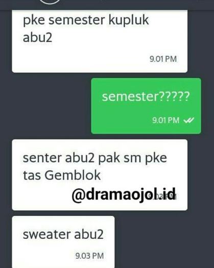 10 Chat ciri-ciri pelanggan ojek online ini bikin tepuk jidat