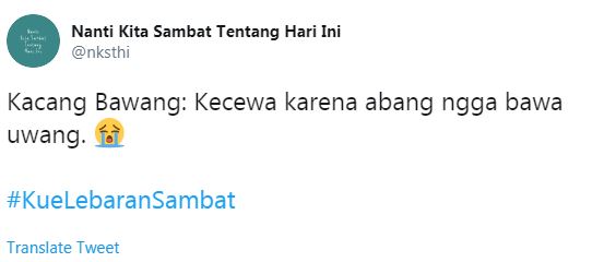 13 Cuitan lucu pelesetan kue Lebaran ini bikin auto baper