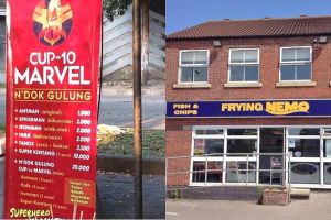 11 Spanduk warung makan ala judul film ini kocak abis