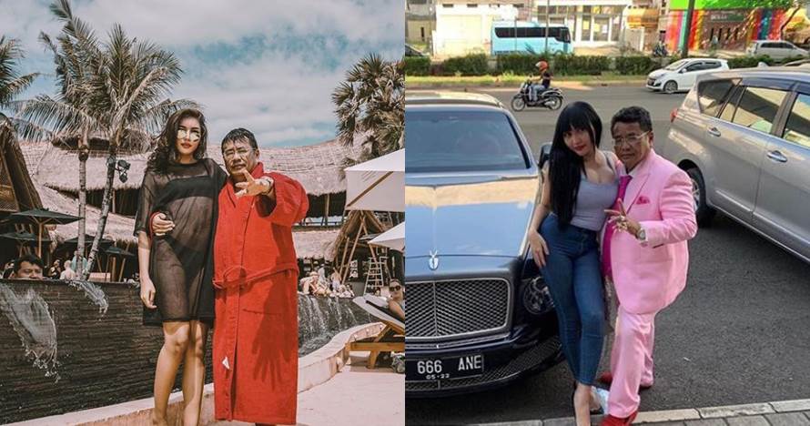 6 Adu gaya Lucinta Luna dan Millendaru saat bersama Hotman Paris