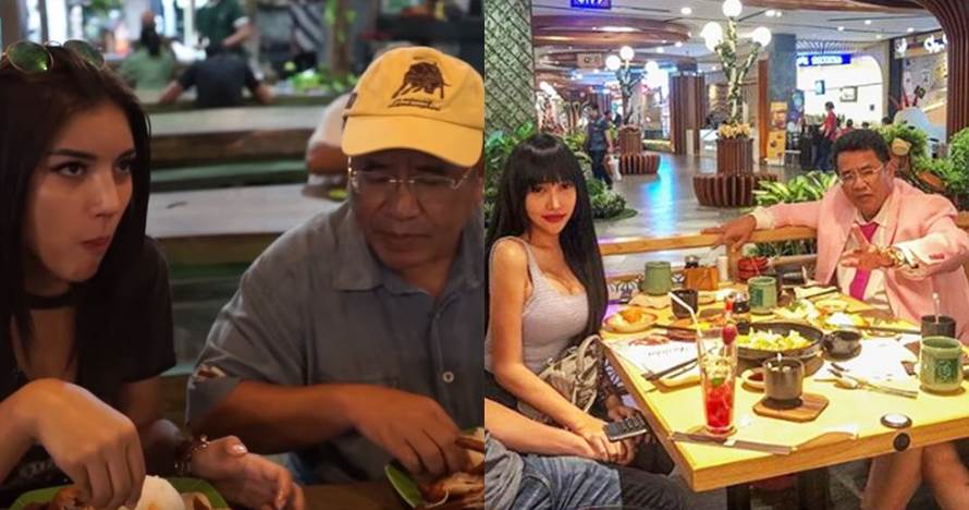 6 Adu gaya Lucinta Luna dan Millendaru saat bersama Hotman Paris