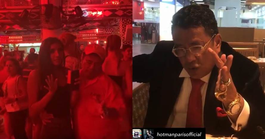 6 Adu gaya Lucinta Luna dan Millendaru saat bersama Hotman Paris