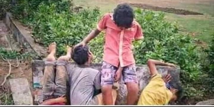 Viral foto bocah 'dimutilasi', triknya bikin tak habis pikir