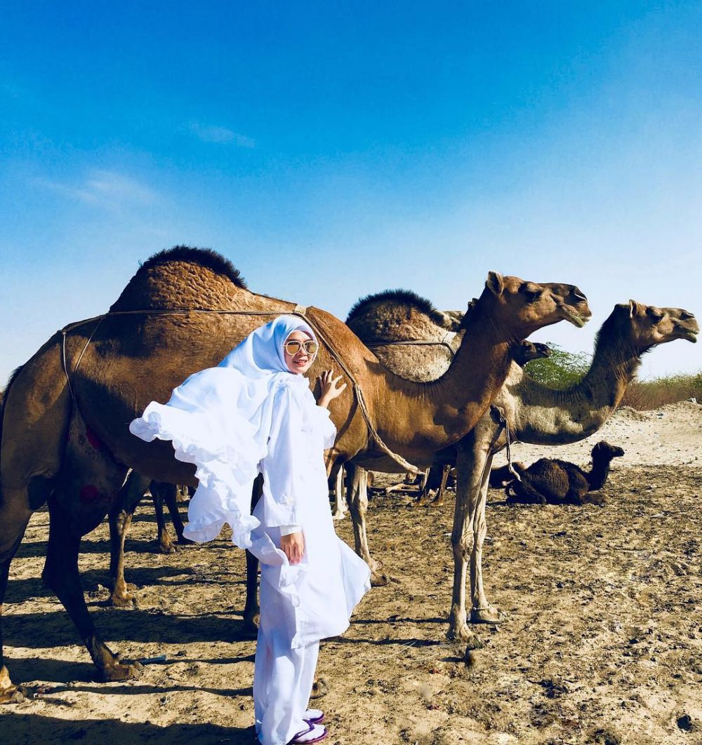 10 Potret Gwen Priscilla saat berhijab, anggun dan memesona