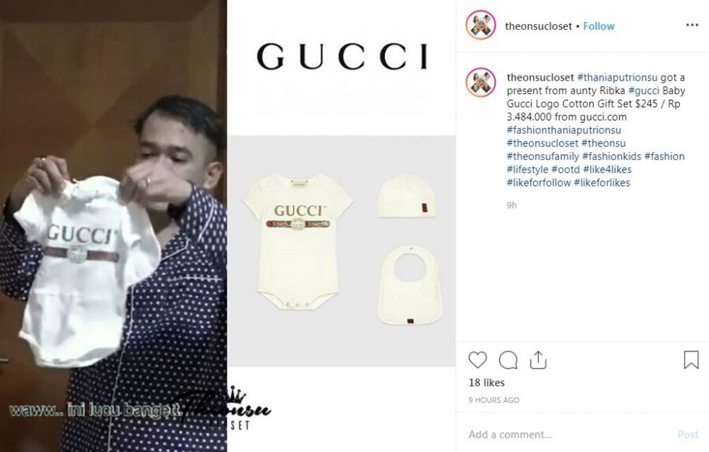 Baru lahir, 7 kado mewah Thania Putri Onsu ini bikin melongo