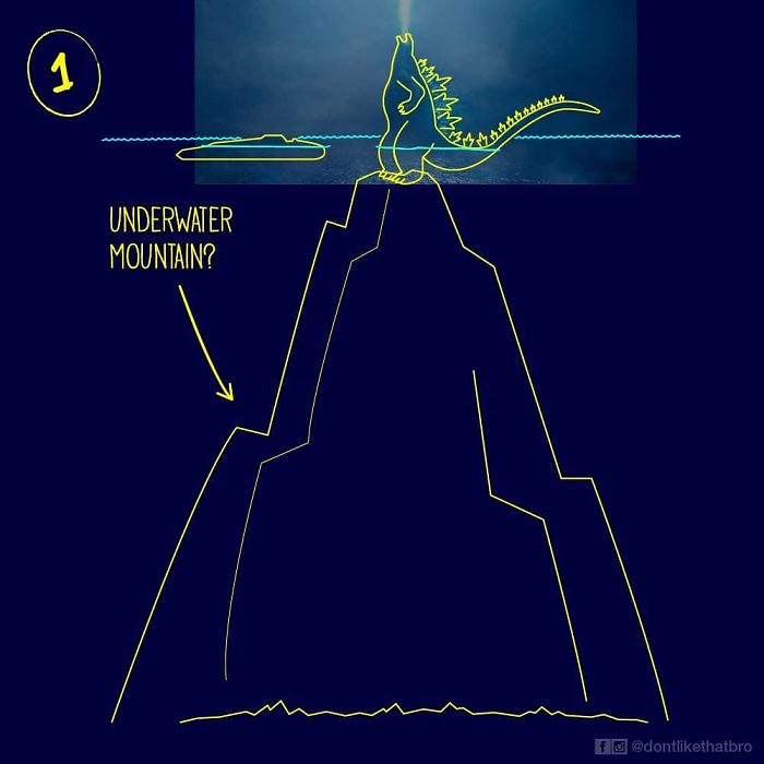 10 Jawaban kenapa Godzilla bisa berdiri di atas laut ini bikin ngakak