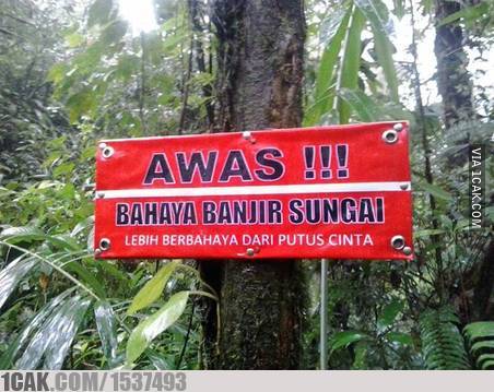 10 Peringatan dalam keadaan darurat ini bikin tepuk jidat