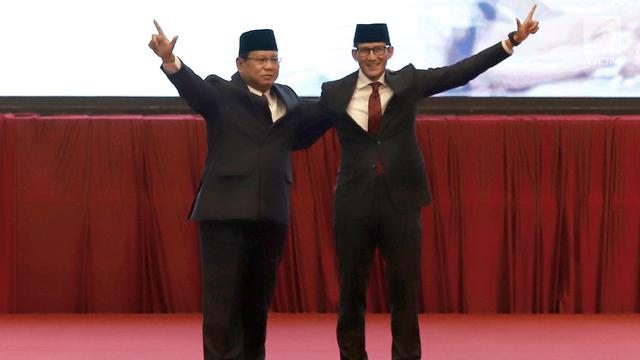 Prabowo-Sandi tak hadir di sidang sengketa hasil Pilpres, ke mana?