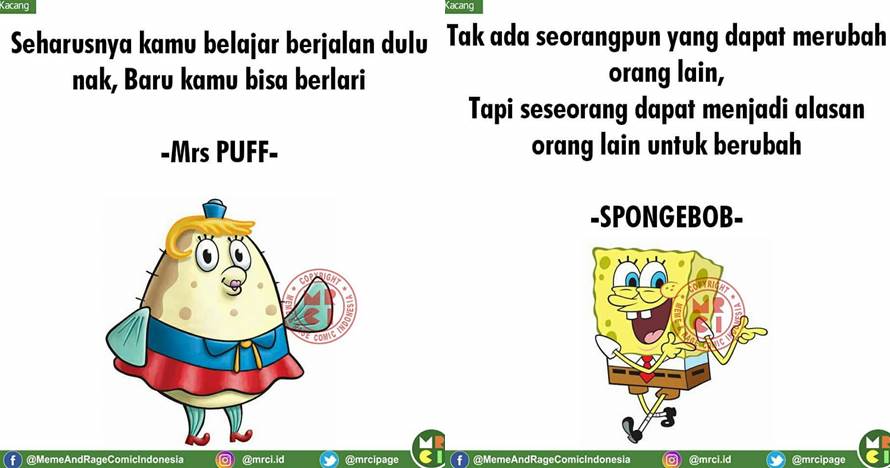 10 Kata-kata bijak ala SpongeBob dan kawan-kawan ini ngena banget