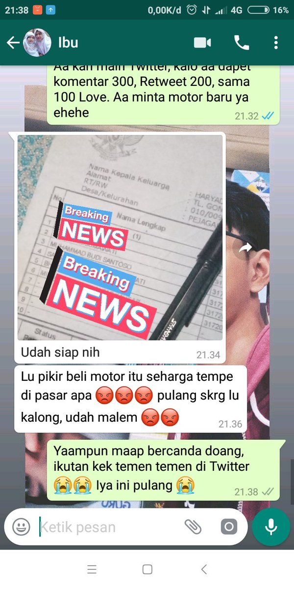 Minta motor baru ke ibunya, yang diterima cowok ini bikin nyesek