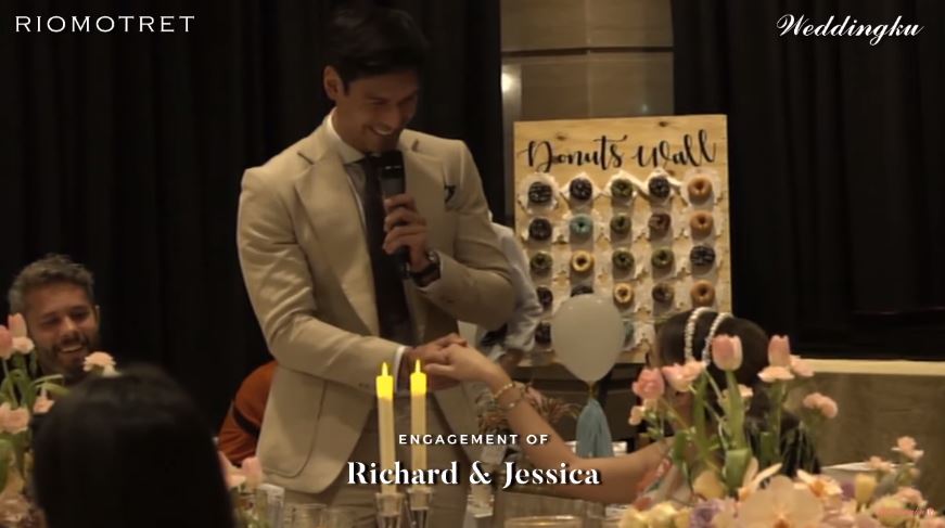 Tunangan, ini momen manis ciuman Jessica Iskandar & Richard Kyle