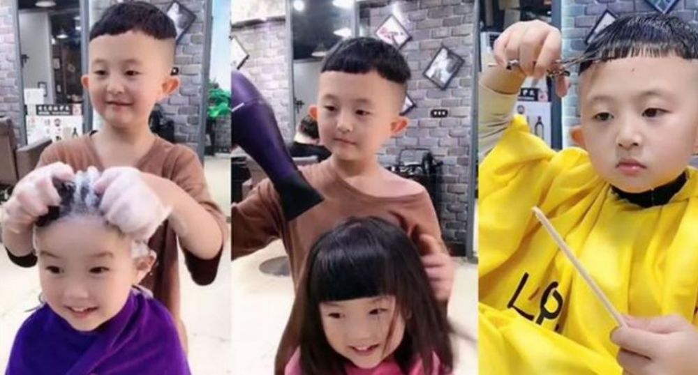 Viral, bocah 6 tahun ini terkenal karena jadi hair stylist sukses