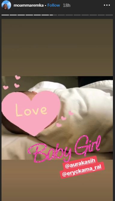 Lahirkan anak pertama, 7 momen kelahiran putri Aura Kasih