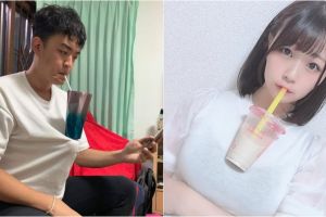 10 Potret handsfree bubble tea challenge ini bikin geleng kepala