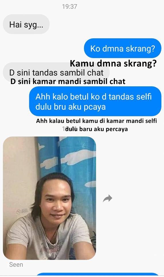Chat cewek posesif ke pacarnya ini endingnya bikin ngakak