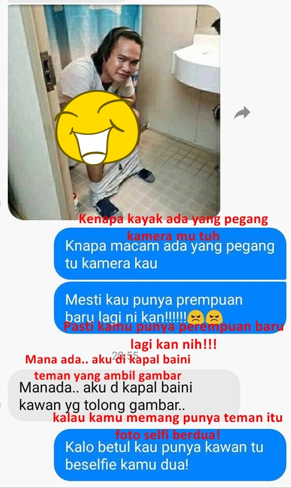 Chat cewek posesif ke pacarnya ini endingnya bikin ngakak