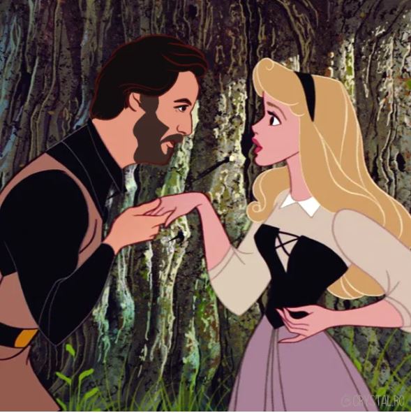 9 Ilustrasi kartun ini gambarkan Keanu Reeves jadi pangeran Disney