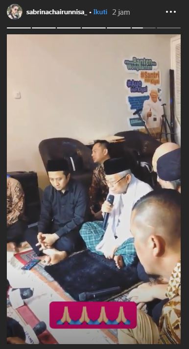 8 Momen Deddy Corbuzier kunjungi Ma'ruf Amin, salat magrib berjamaah