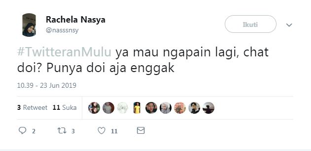 11 Cuitan lucu #TwitteranMulu ini bikin baper hingga tersenyum simpul