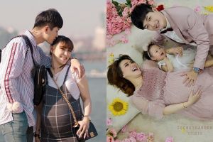 6 Potret maternity anak ke-4 Moa Aeim, berkonsep Korean style