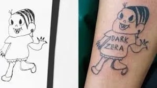 Bak gambaran anak SD, 8 tato gagal ini bikin nyesel seumur hidup