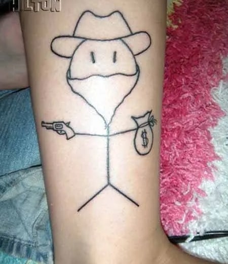 Bak gambaran anak SD, 8 tato gagal ini bikin nyesel seumur hidup