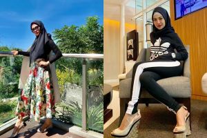 10 Potret Della Perez pakai hijab, gayanya cetar dan memesona