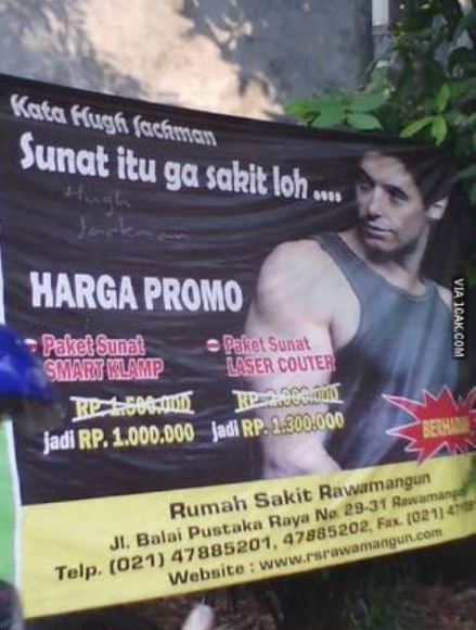 15 Spanduk jasa sunat ini nyeleneh abis, bikin mikir keras