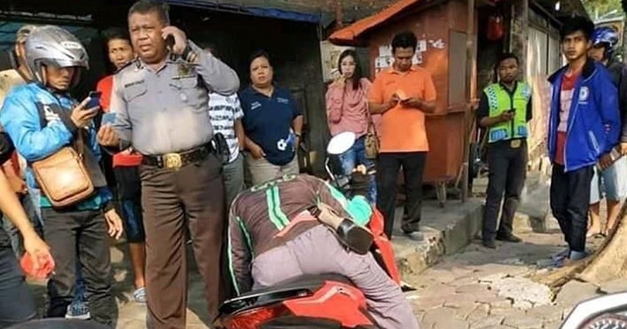Driver ojek online ditemukan meninggal di motor, diduga kelelahan